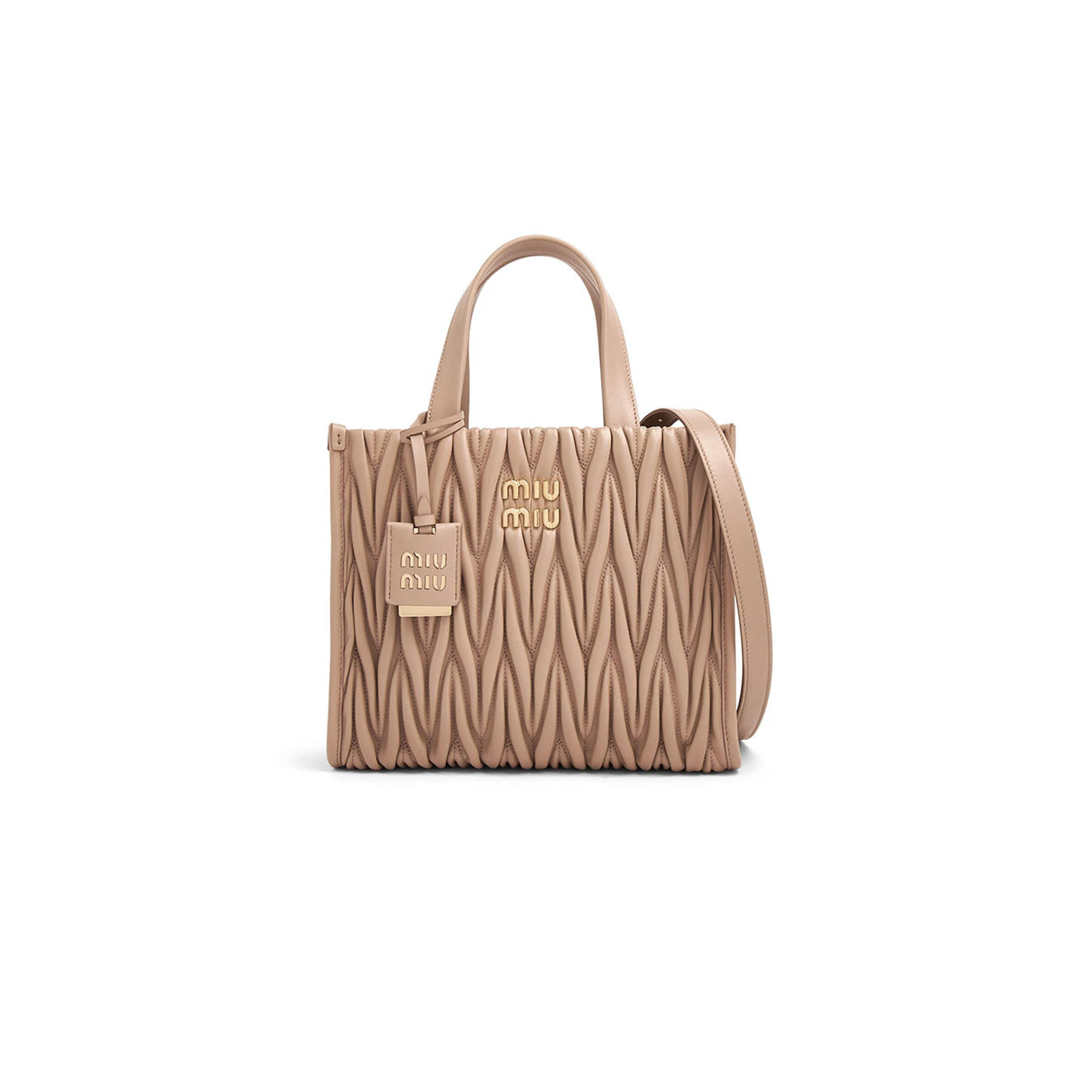 M1v M1v MATELASSÉ LEATHER TOTE BAG FOR 5BG263 (24*20.5*8cm)